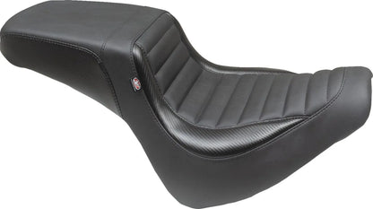 Mustang Squareback 2-Up Seat Sadlar Harley Softail bild 2 PMMEDIA:5773867044e16e41