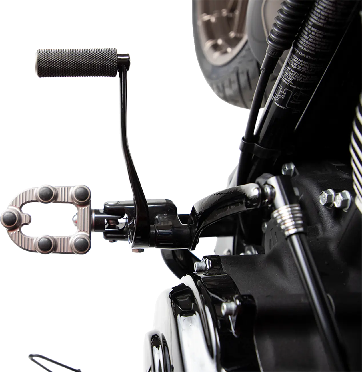 ARLEN NESS Justerbar Splined Pedaladapter Softail M8 Förare bild 3 PMMEDIA:f1744286921365b9