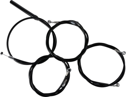 La Choppers Complete Stainless Braided Handlebar Cable/Brake Line Kit Broms, kopplingskablar & slangar bild 2 PMMEDIA:9d442a70de0fe085