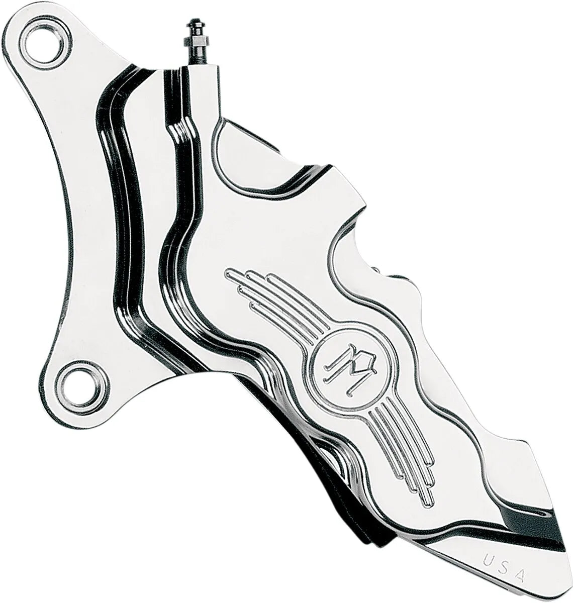 PERFORMANCE MACHINE Six-Piston Bromsok Fram Chrome Vänster bild 1 PMMEDIA:3538e6efd6fd4e10