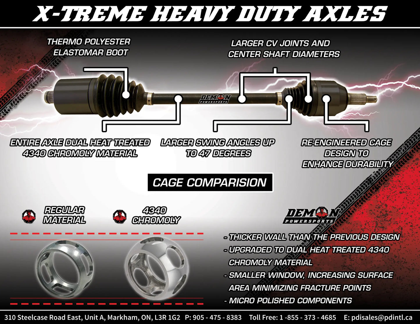 DEMON Heavy-Duty X-Treme Axle bild 8 PMMEDIA:db3c4e08b5a04c4e
