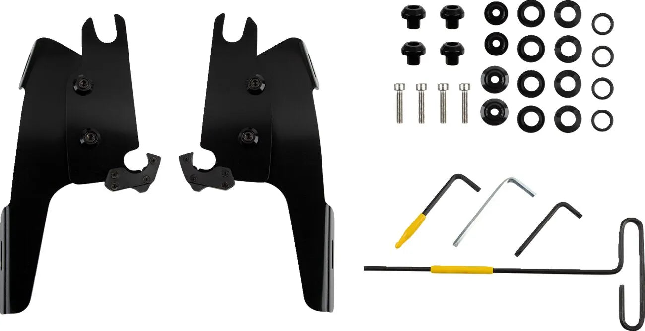 Memphis Shades Metric No-Tool Trigger-Lock Mount Kit for Sportshield Fästdelar & kit för vindrutor bild 19 PMMEDIA:2ad376164fa9c158