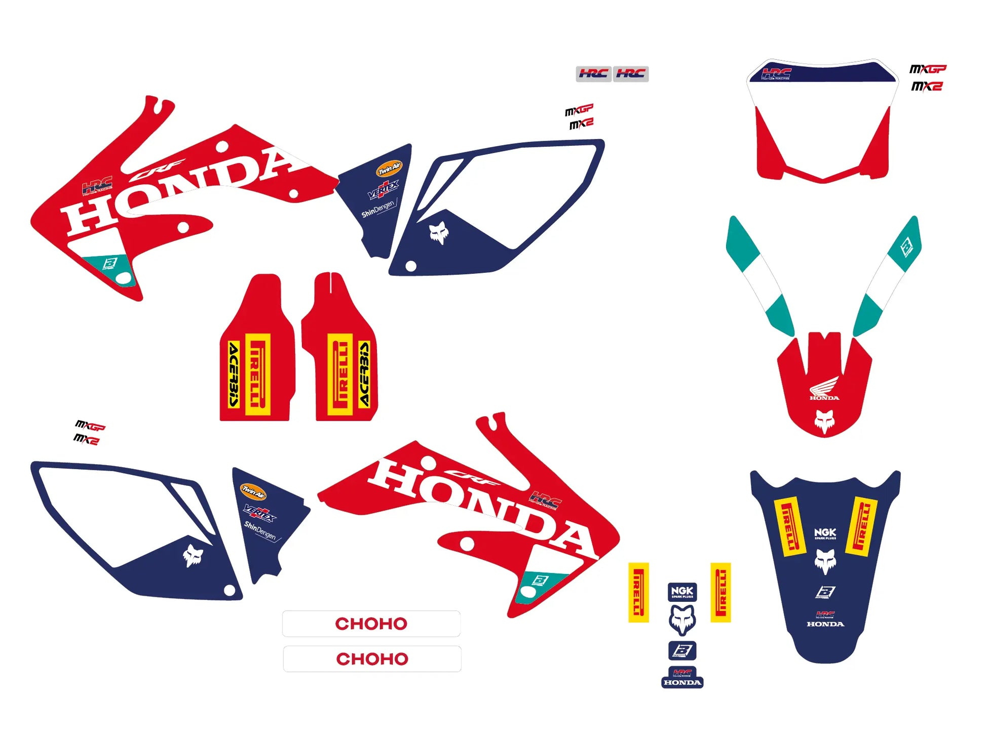 BLACKBIRD RACING Dekalkit Replica Team Honda CRF250 '04-'09 bild 3 PMMEDIA:7be5a776eca010c6