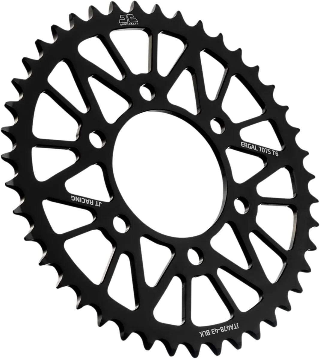 JT SPROCKETS RaceLite Aluminium Bakdrev 43T Kawasaki svart bild 1 PMMEDIA:fe721018714b5b6d