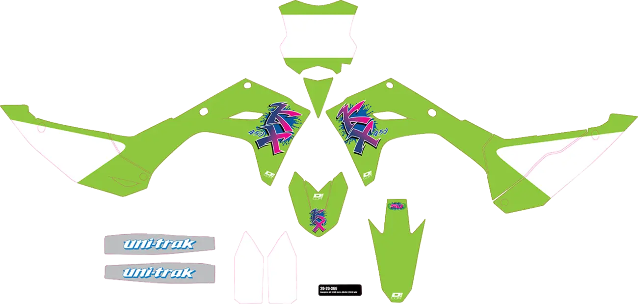 D'COR VISUALS Complete Graphics Kit KX Retro KX 450 bild 1 PMMEDIA:baf9988238378ab2