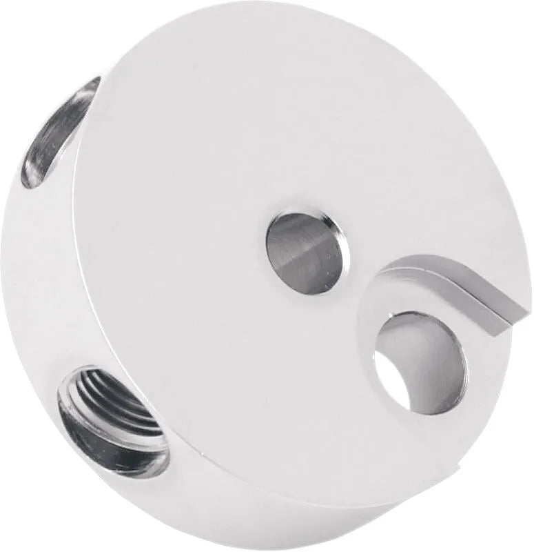 Drag Specialties Chrome Steel Front Brake Tee with Fittings for Dual-Disc Applications Tillbehör bromsledningar bild 3 PMMEDIA:368b6f9dd32ad61d
