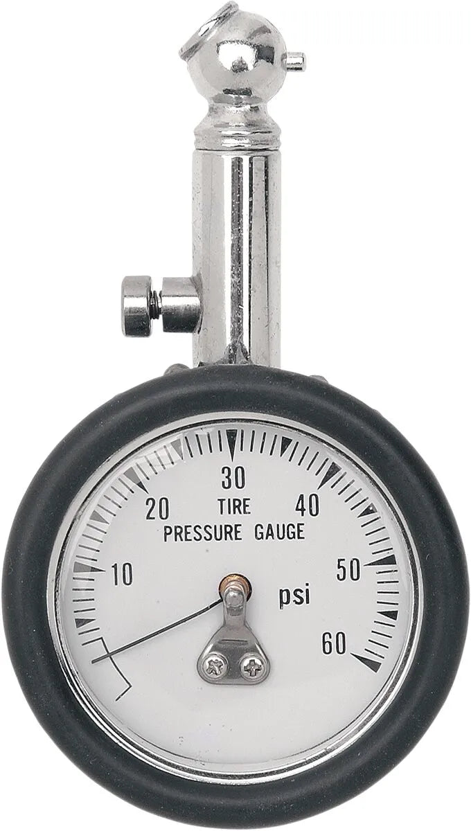 DRAG SPECIALTIES Däcktrycksmätare 60 PSI 45° bild 1 PMMEDIA:225cc454470d0586