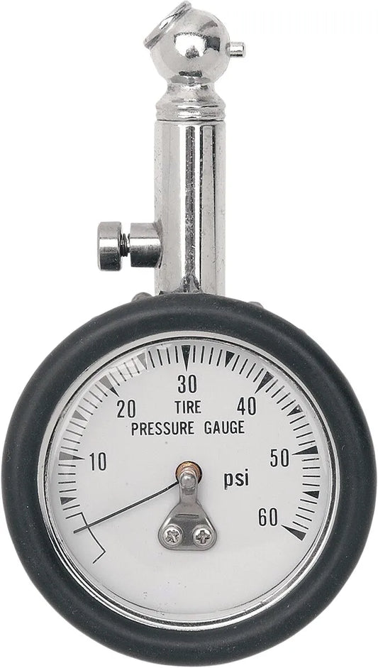 DRAG SPECIALTIES Däcktrycksmätare 60 PSI 45° bild 1 PMMEDIA:225cc454470d0586