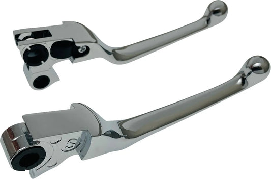 DRAG SPECIALTIES Narrow Lever Set krom bild 1 PMMEDIA:55e3fa406ee93a7a