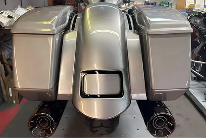 Paul Yaffe Bagger Nation Rear Short Sport Fender and Plate Frame Harley bild 6 PMMEDIA:601b1bbe289d398e