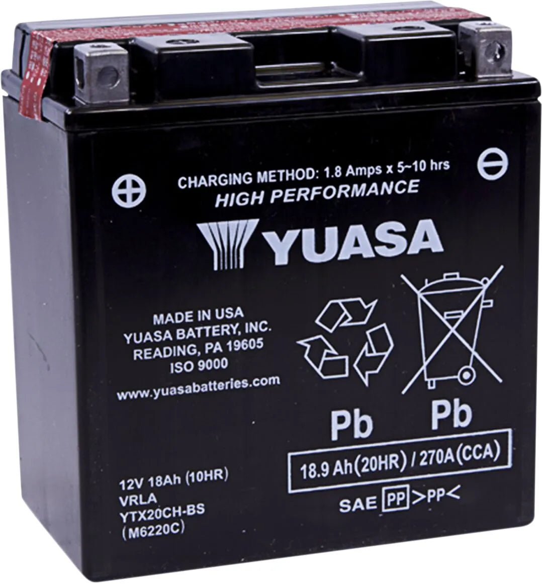 Yuasa High Performance AGM Maintenance-Free Battery Batterier bild 5 PMMEDIA:026f25c8b78b9d99