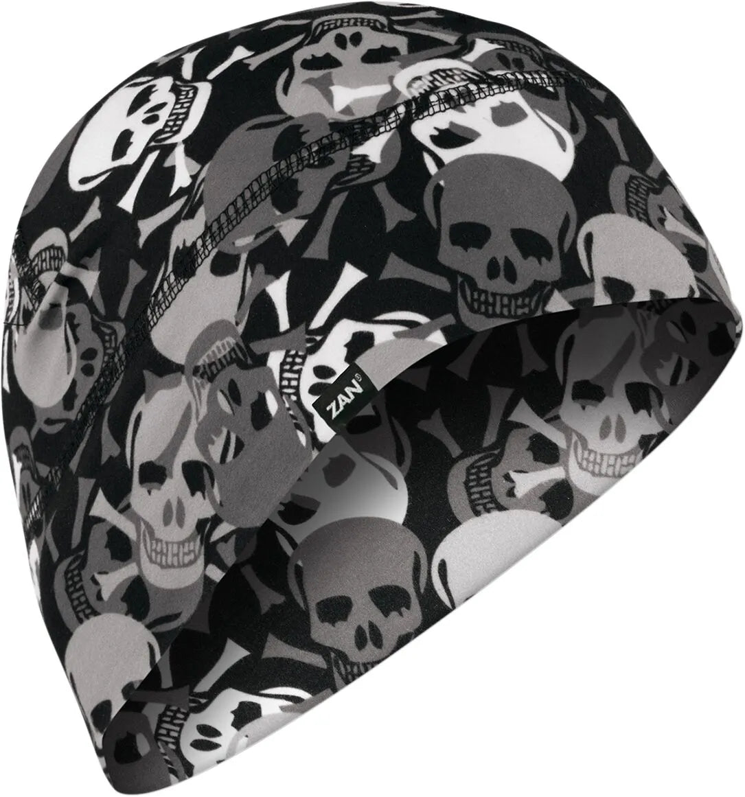 ZAN HEADGEAR SportFlex® Beanie med Allover Skull bild 1 PMMEDIA:21abd7dfda927557