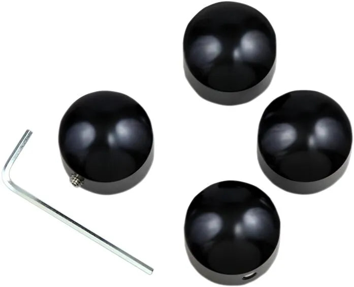 Drag Specialties Die-Cast Head Bolt Covers Monteringssats fordonsanpassade bild 2 PMMEDIA:c9e8bc98ee53f0c1